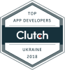 Clutch top companies recognition emblem