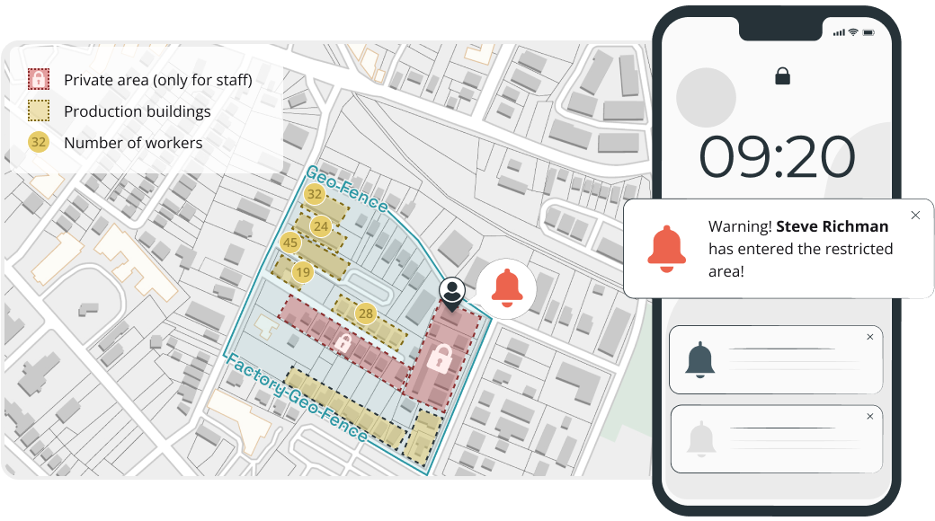 Geofencing use cases: security and access control