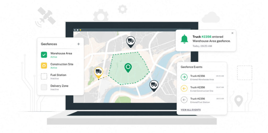 Fleet management geofencing