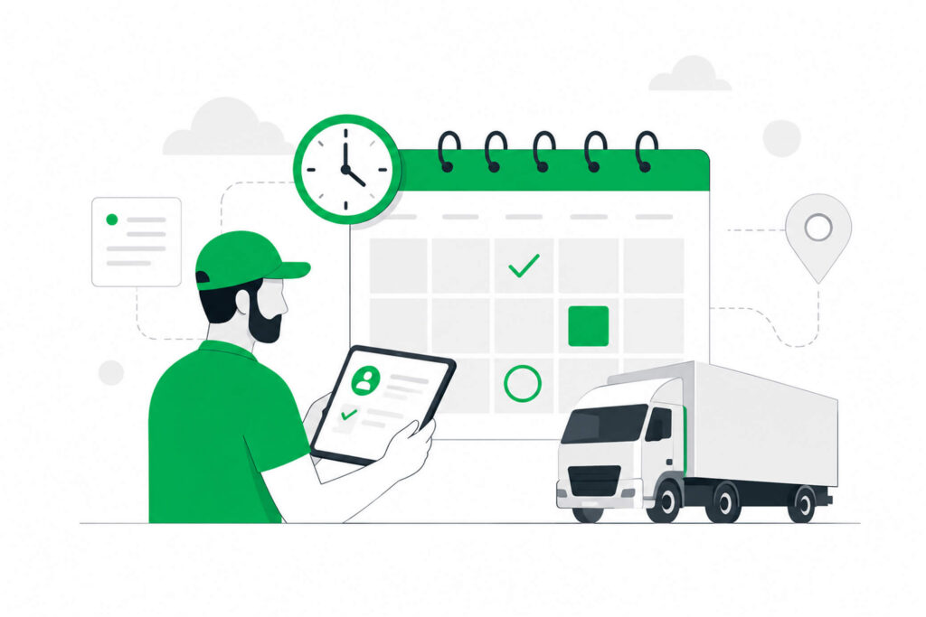 Driver workflow in fleet management