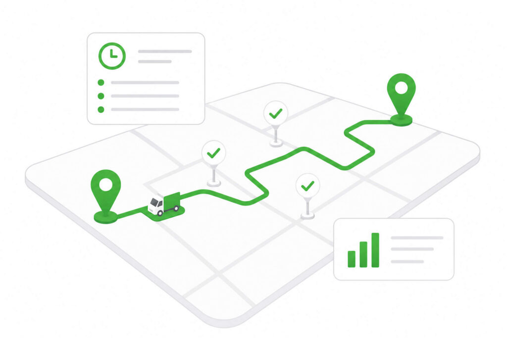 Route planning workflow