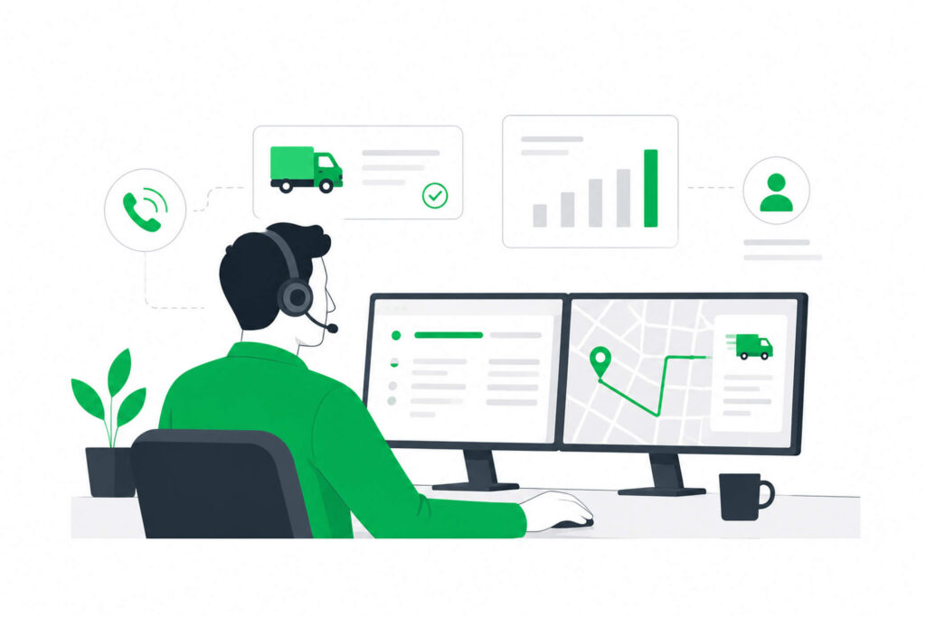 Vehicle dispatch workflow