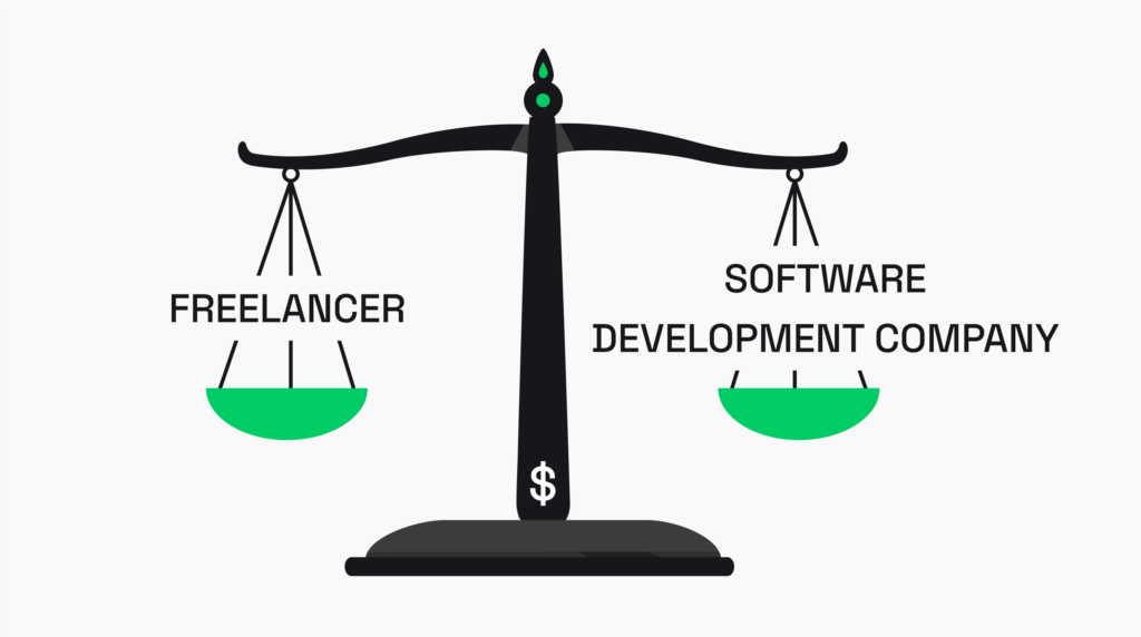 Is it cheaper to hire freelancers or a software development company?