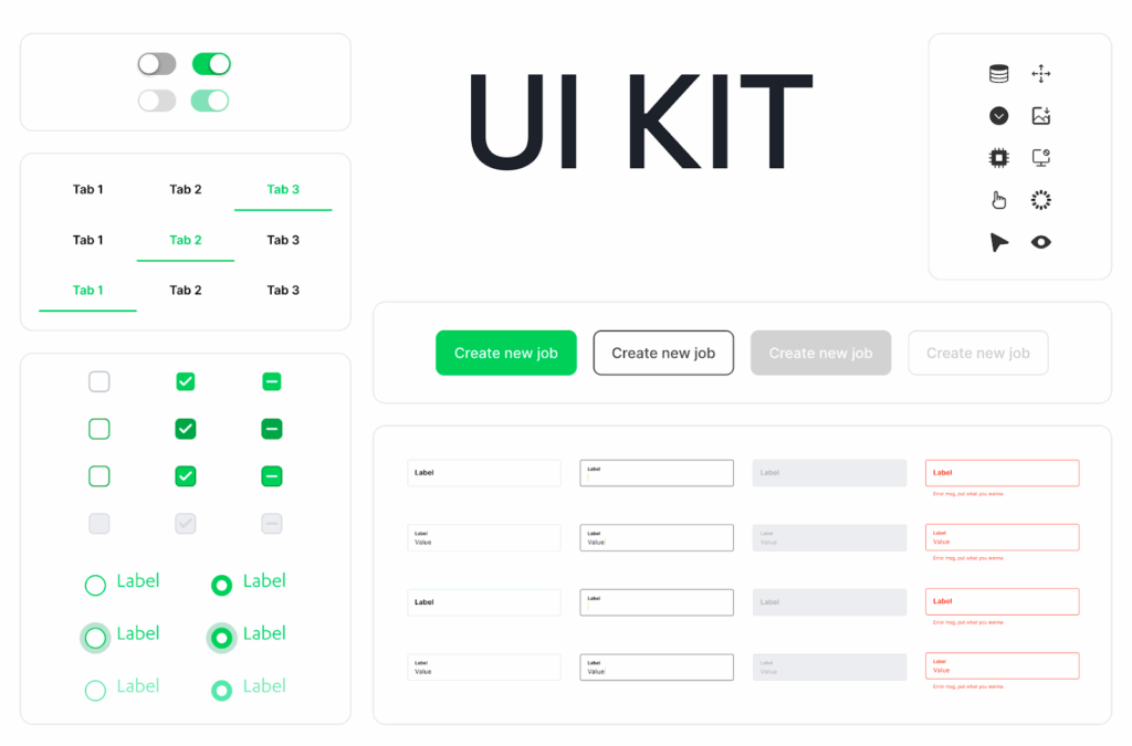 Challenges faced by developers working with designers and how to overcome them. A UI kit is an essential resource for designers and developers, providing a collection of pre-designed user interface elements and patterns for use in the design and development of digital products. A UI kit typically includes components such as buttons, input fields, navigation bars, cards, and other interface elements, along with variations for different states and styles. 