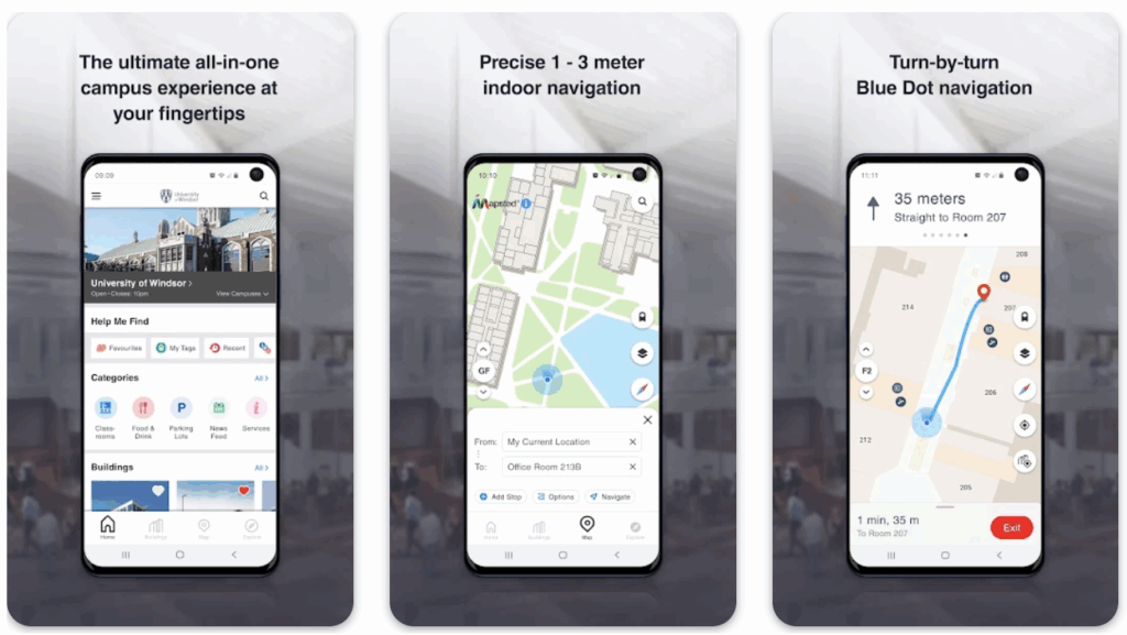 Industries benefiting most from indoor navigation solutions: Education facilities