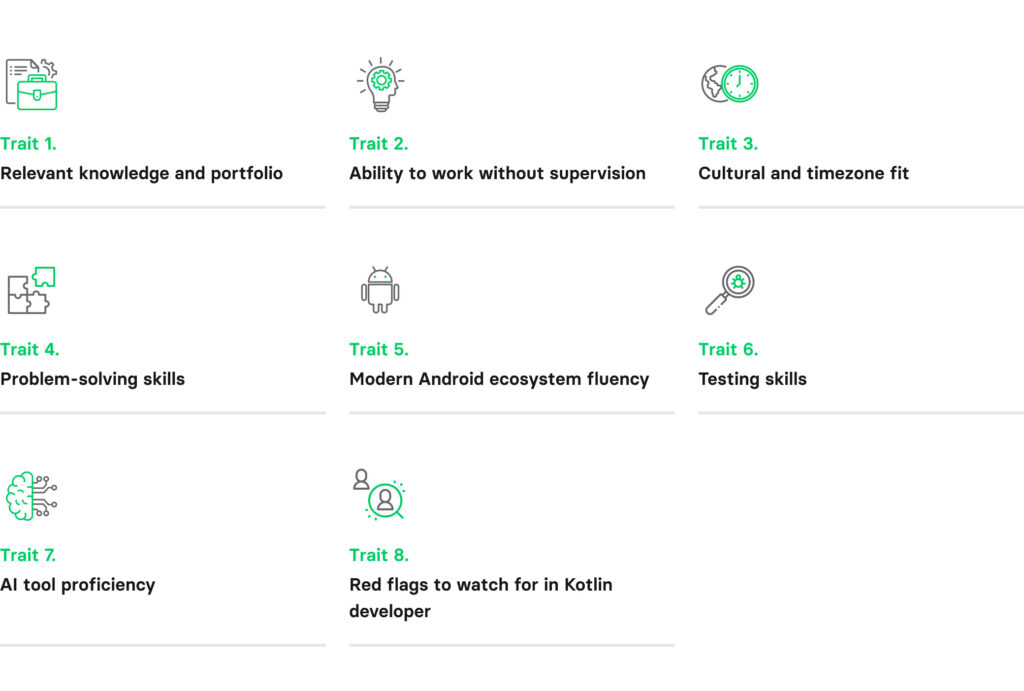 What to look for in a Kotlin developer